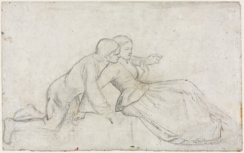 Study for "The Hireling Shepherd", 1851. Creator: William Holman Hunt (British, 1827-1910).