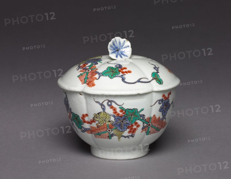 Sugar Bowl, c. 1730. Creator: Chantilly Porcelain Factory (French).