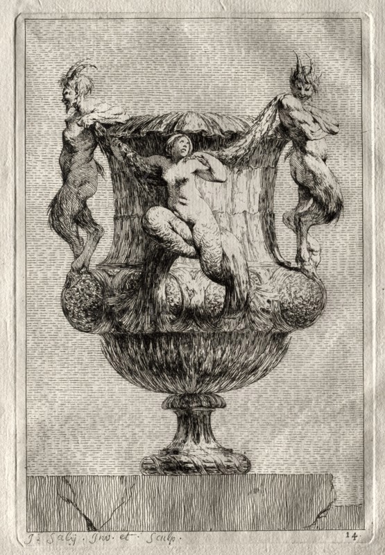 Suite of Vases: Plate 14, 1746. Creator: Jacques François Saly (French, 1717-1776).