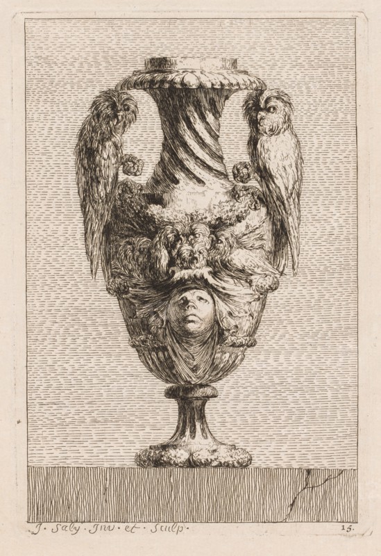 Suite of Vases: Plate 15, 1746. Creator: Jacques François Saly (French, 1717-1776).