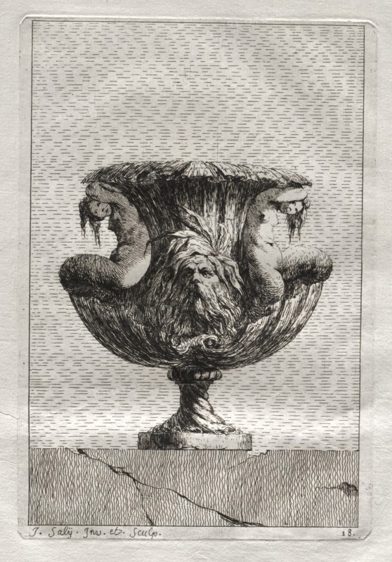 Suite of Vases: Plate 18, 1746. Creator: Jacques François Saly (French, 1717-1776).