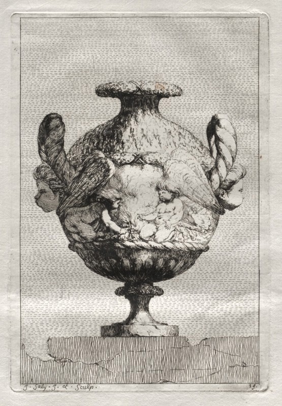 Suite of Vases: Plate 19, 1746. Creator: Jacques François Saly (French, 1717-1776).