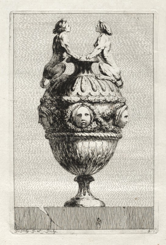 Suite of Vases: Plate 5, 1746. Creator: Jacques François Saly (French, 1717-1776).