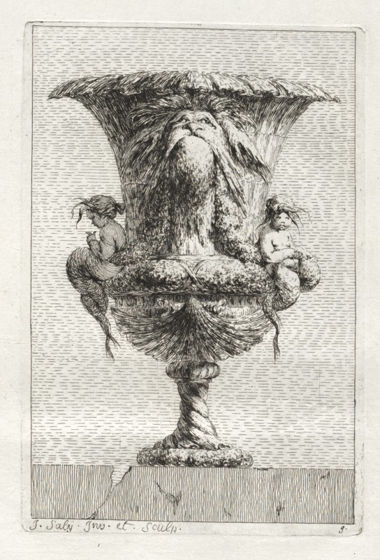 Suite of Vases: Plate 9, 1746. Creator: Jacques François Saly (French, 1717-1776).