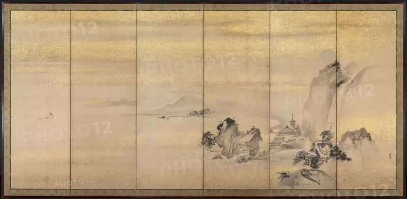 Summer and Winter Landscapes (one of a pair), 1600s. Creator: Kano Naonobu (Japanese, 1607-1650).