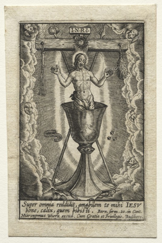 Super omnia reddidit, amabilem.... Creator: Hieronymus Wierix (Flemish, 1553-1619).