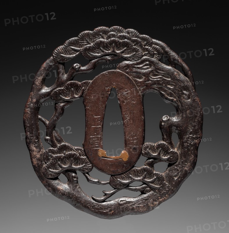 Sword Guard, late 18th century. Creator: Masashige (Japanese).