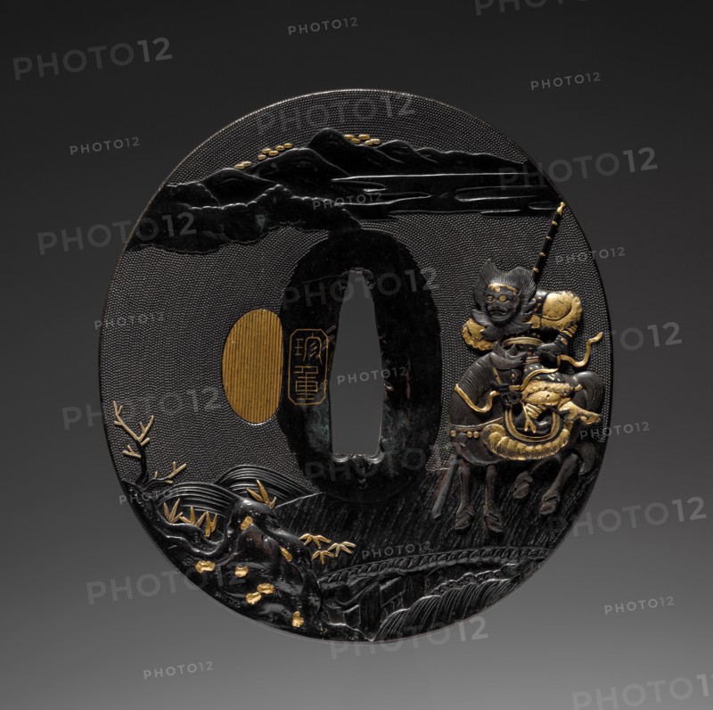 Sword Guard, mid 19th century. Creator: Yoshishige (Japanese).