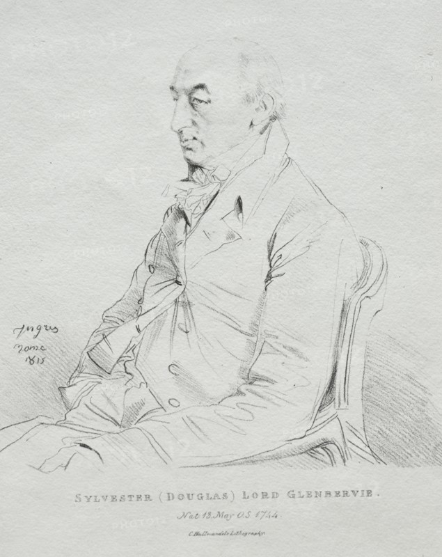 Sylvester Lord Glenbervie, 1815. Creator: Jean-Auguste-Dominique Ingres (French, 1780-1867).