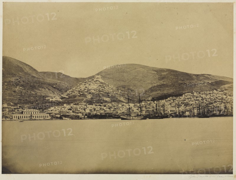 Syros, Center of the Levant Trade, c. 1850s. Creator: Unidentified Photographer.
