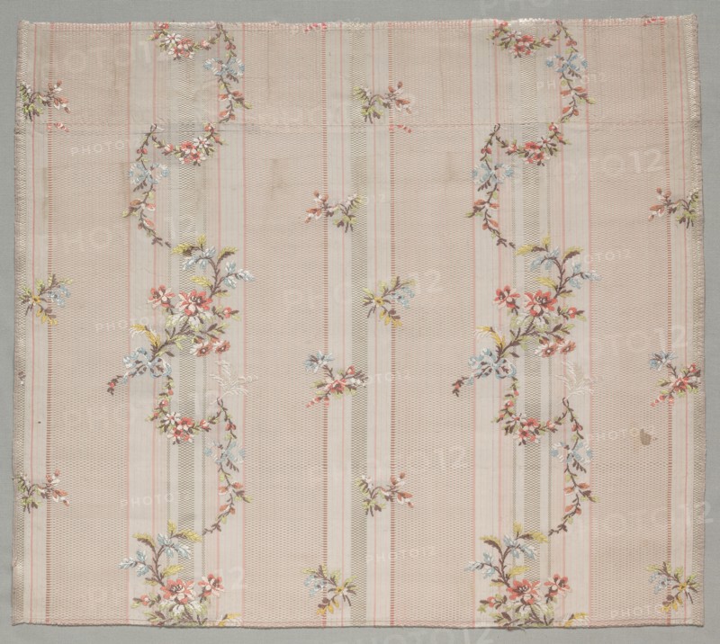 Taffeta Fragment, 1774-1793. Creator: Unknown.