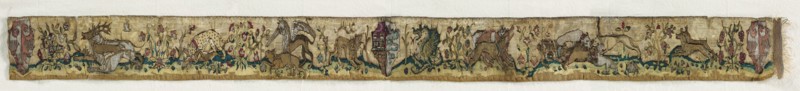Tapestry Border, 1400-1450. Creator: Unknown.