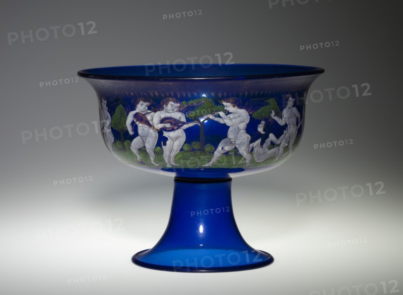Tazza with a Frieze of Putti, 1800s. Creator: Unknown.