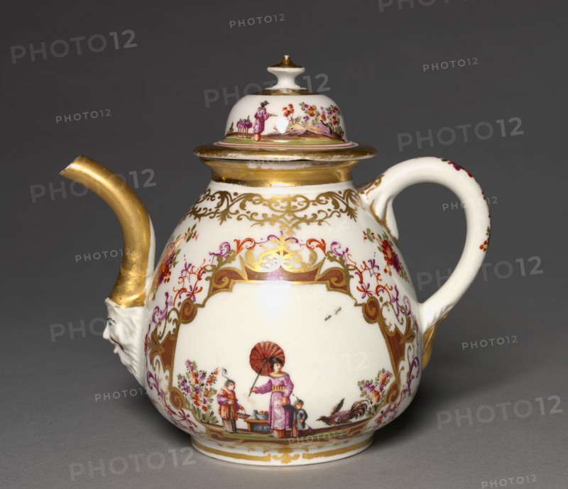 Tea Pot, c. 1723-24. Creator: Meissen Porcelain Factory (German).