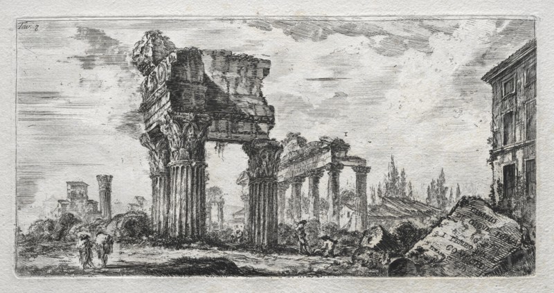 Tempio di Giove Tonante. Creator: Giovanni Battista Piranesi (Italian, 1720-1778).