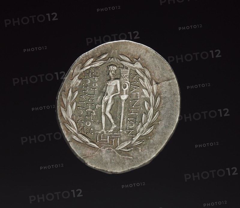 Tetradrachm Coin of Erognetos, Magistrate of Magnesia, 155-145 BC. Creator: Unknown.