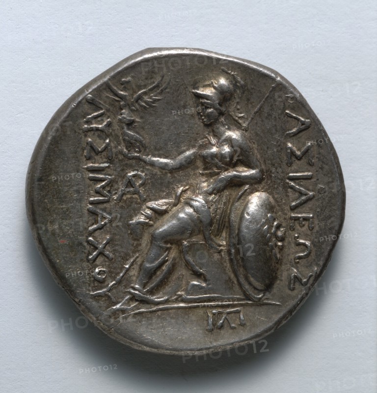 Tetradrachm: Athena (reverse), 323-281 BC. Creator: Unknown.
