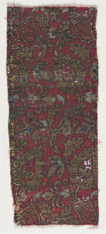 Textile Fragment, 15th century. Creator: Unknown.