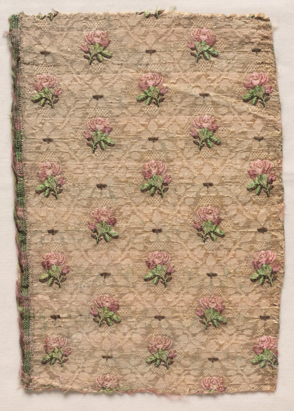 Textile Fragment, 1774-1793. Creator: Unknown.