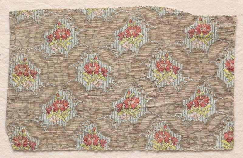 Textile Fragment, 1774-1793. Creator: Unknown.