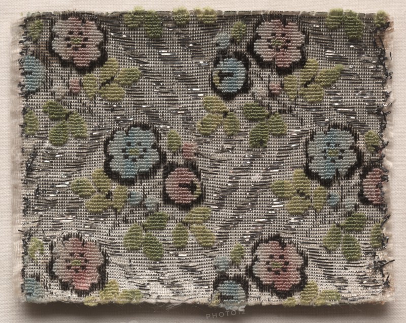 Textile Fragment, 1774-1793. Creator: Unknown.