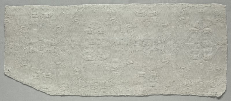 Textile Fragment, 1800s. Creator: Unknown.