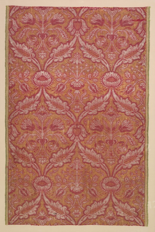 Textile with Flora, c. 1500s. Creator: Unknown.