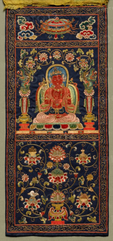 Thangka with the Seventh Bodhisattva, 1368 - 1424. Creator: Unknown.