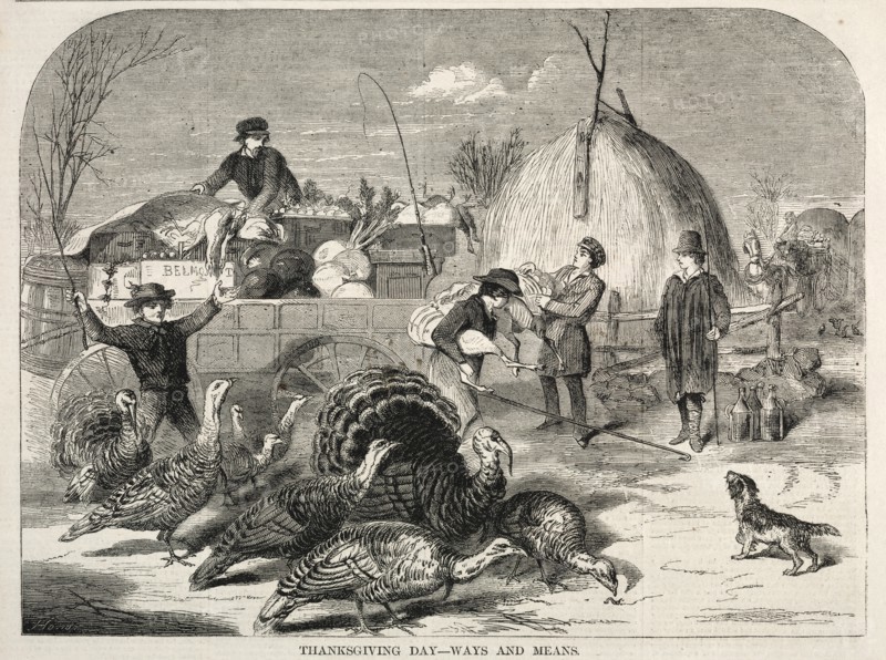 Thanksgiving Day - Ways and Means, 1858. Creator: Winslow Homer (American, 1836-1910).