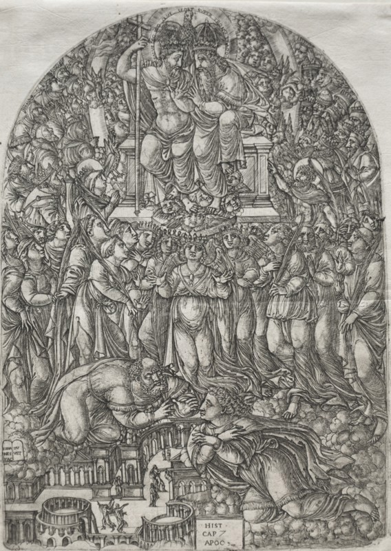 The Apocalpse: An Innumerable Multitude which stand before the Throne, 1555. Creator: Jean Duvet (French, 1485-1561).