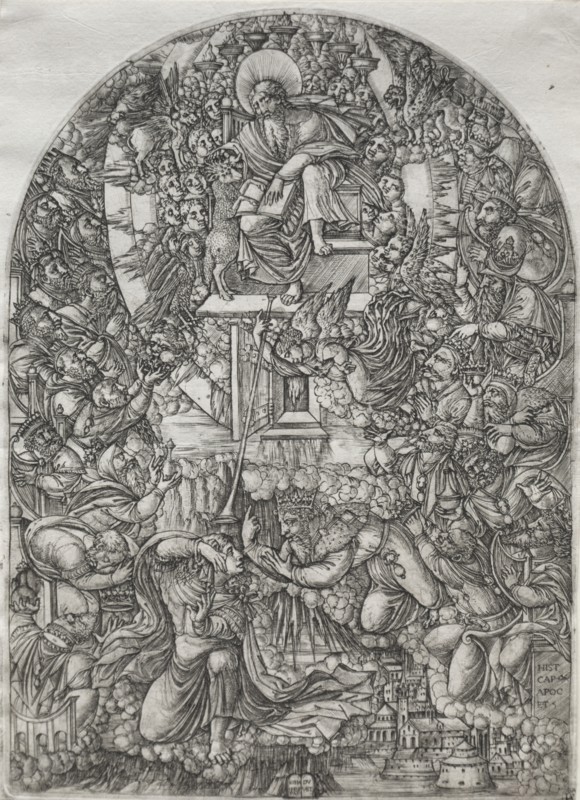 The Apocalpse: St. John Summoned to Heaven, 1555. Creator: Jean Duvet (French, 1485-1561).