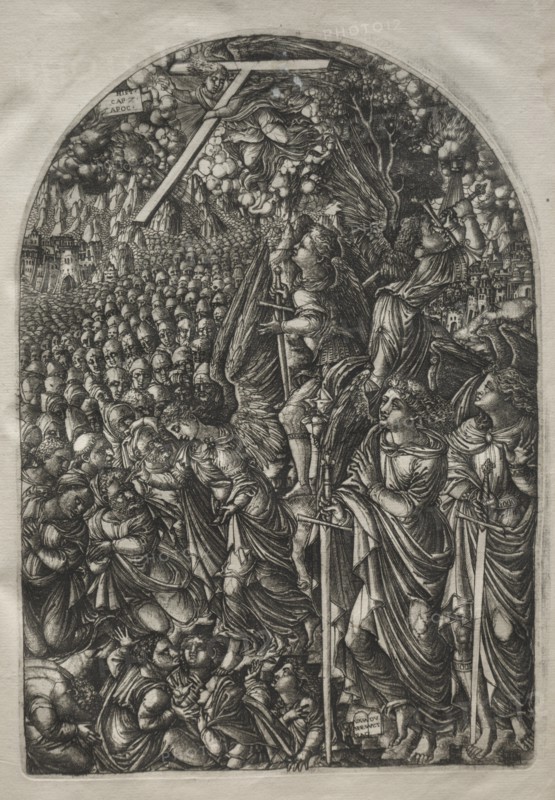 The Apocalypse: Four Angels Holding Back the Winds, 1546-1556. Creator: Jean Duvet (French, 1485-1561).