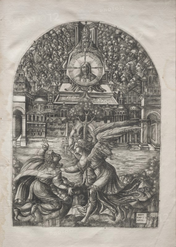 The Apocalypse: The Angel Shows St. John the Fountain of Living Water, 1546-1556. Creator: Jean Duvet (French, 1485-1561).