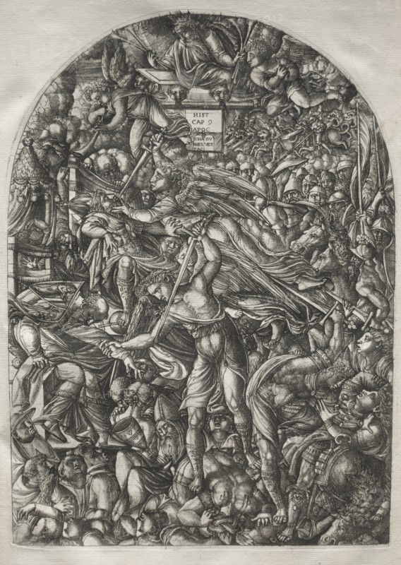 The Apocalypse: The Angel Sounding the Sixth Trumpet, 1546-1556. Creator: Jean Duvet (French, 1485-1561).