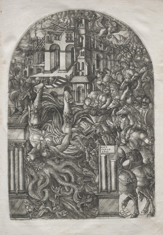 The Apocalypse: The Fall of Babylon, 1546-1556. Creator: Jean Duvet (French, 1485-1561).
