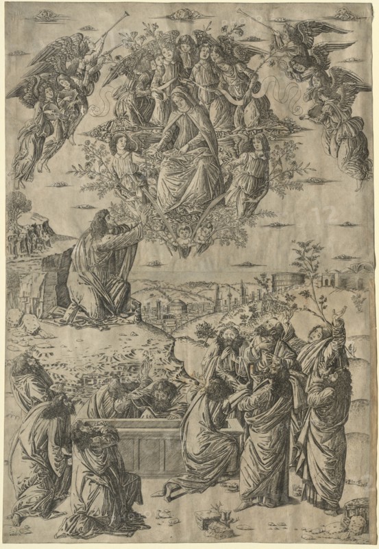 The Assumption of the Virgin, c. 1495. Creator: Francesco Rosselli (Italian, 1448-before 1513).