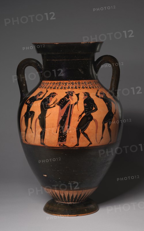 The Bateman Amphora (Wine Jar), c. 530-520 BC. Creator: Lysippides Painter (Greek), manner of.