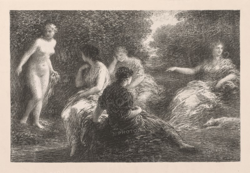 The Bathers, 1896. Creator: Henri Fantin-Latour (French, 1836-1904).