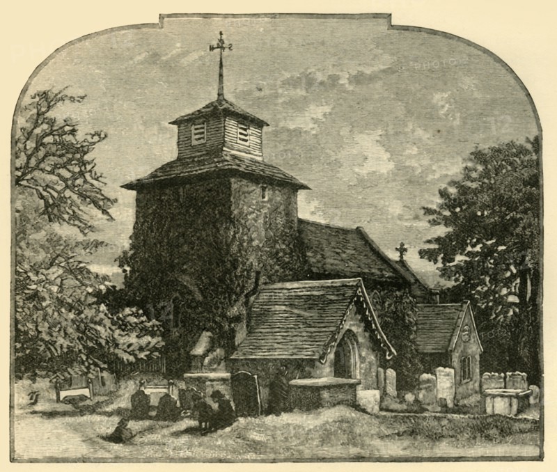 'Wooton Church', 1898. Creator: Unknown.