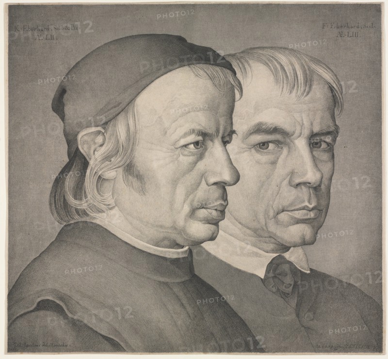 The Brothers Eberhard, 1822. Creator: Johann Anton Ramboux (German, 1790-1866).