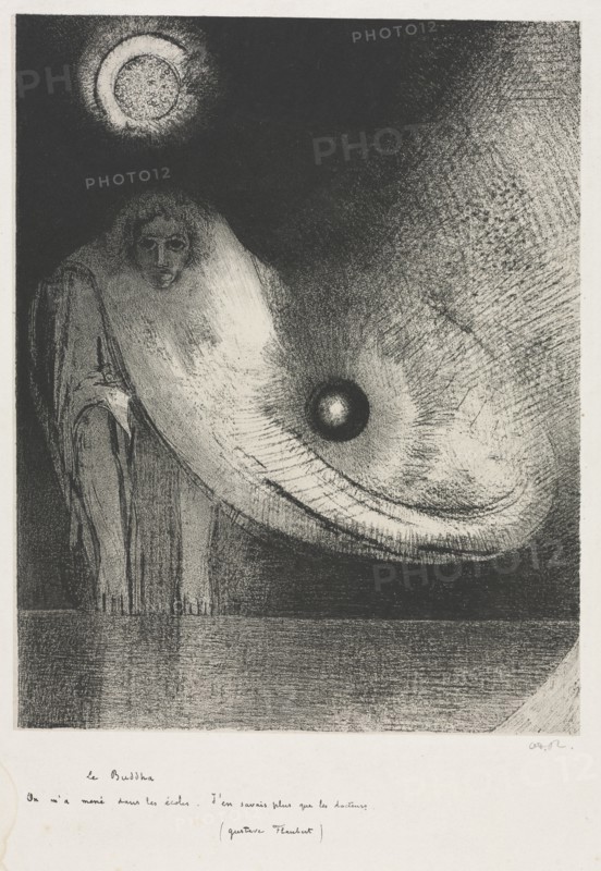 The Buddha, 1895. Creator: Odilon Redon (French, 1840-1916); Auguste Clot (French, 1858-1936); Andre Marty.