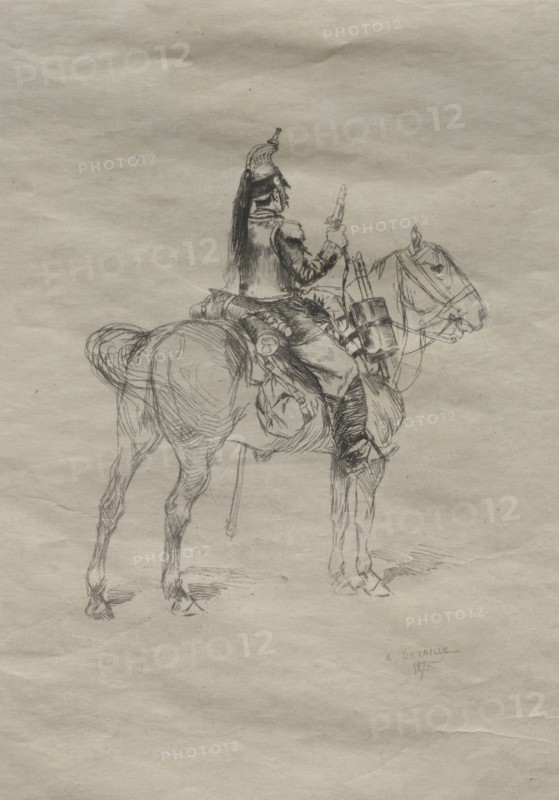 The Cavalryman, 1875. Creator: Édouard Detaille (French, 1848-1912).