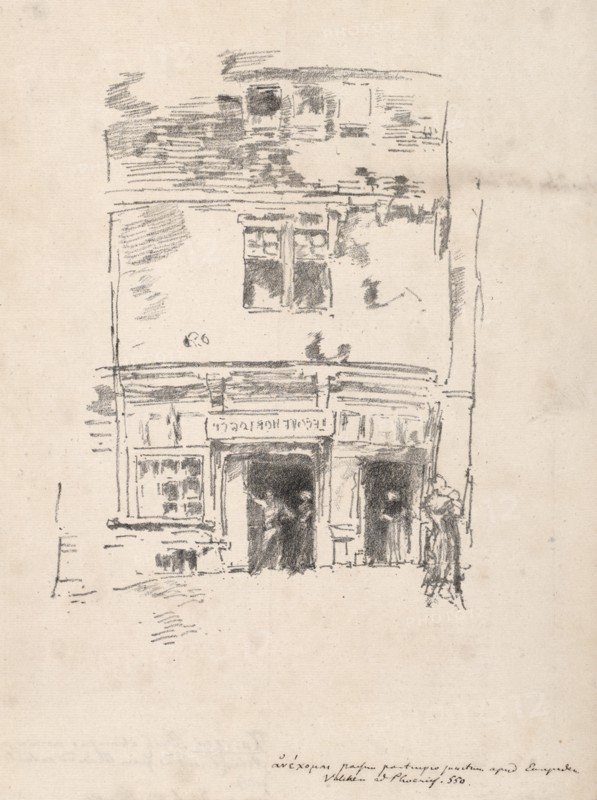 The Clockmakers, Paimpol, 1893. Creator: James McNeill Whistler (American, 1834-1903).