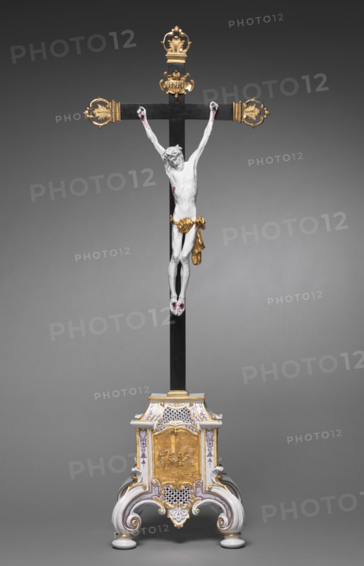 The Crucifixion, c. 1730. Creator: Du Paquier Porcelain Manufactory (Austrian, active 1719-1864).