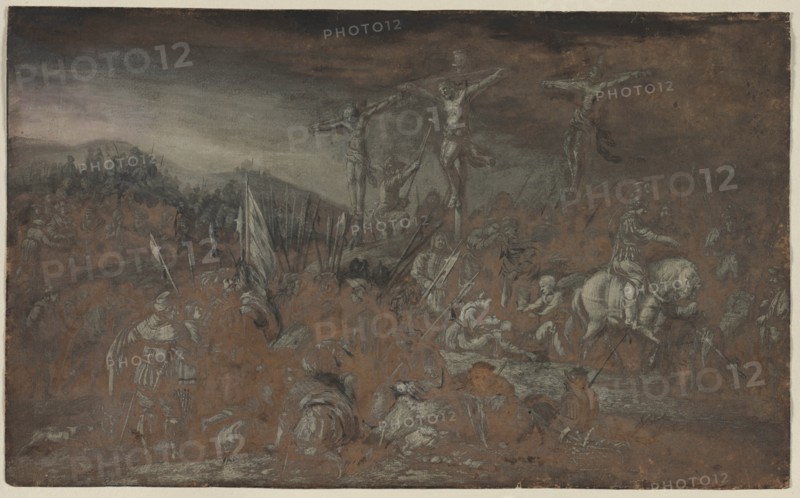 The Crucifixion, last half 1600s. Creator: Gerrit van Battem (Dutch, c. 1636-1684).