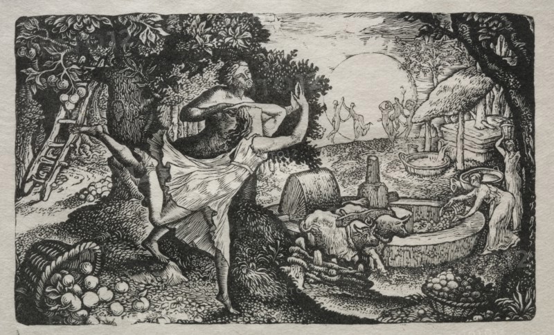 The Cyder Feast: A Vision of Joy and Thanksgiving, 1829. Creator: Edward Calvert (British, 1799-1883).