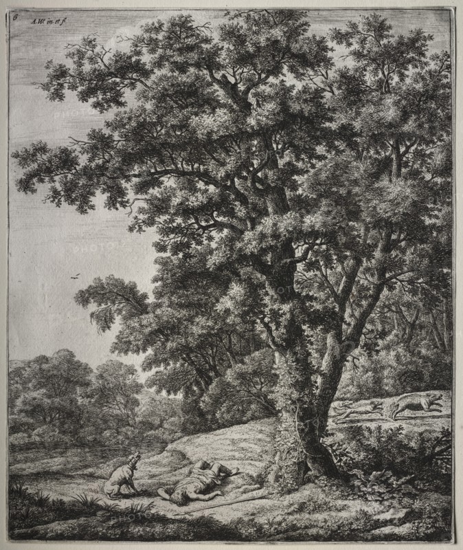 The Death of Adonis. Creator: Anthonie Waterloo (Dutch, 1609/10-1690).