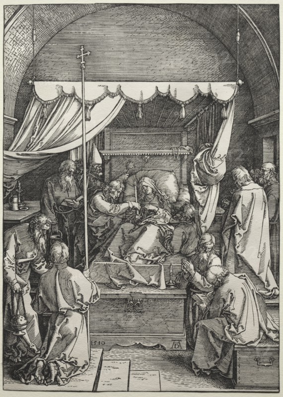 The Death of the Virgin, 1510. Creator: Albrecht Dürer (German, 1471-1528).