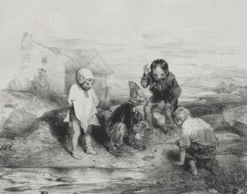 The Deciding Throw. Creator: Alexandre-Gabriel Decamps (French, 1803-1860).