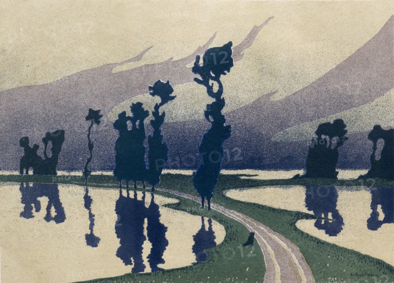 The Deluge, 1893. Creator: Charles Guilloux (French, 1866-1946); L'Estampe Originale (blindstamp lower right).